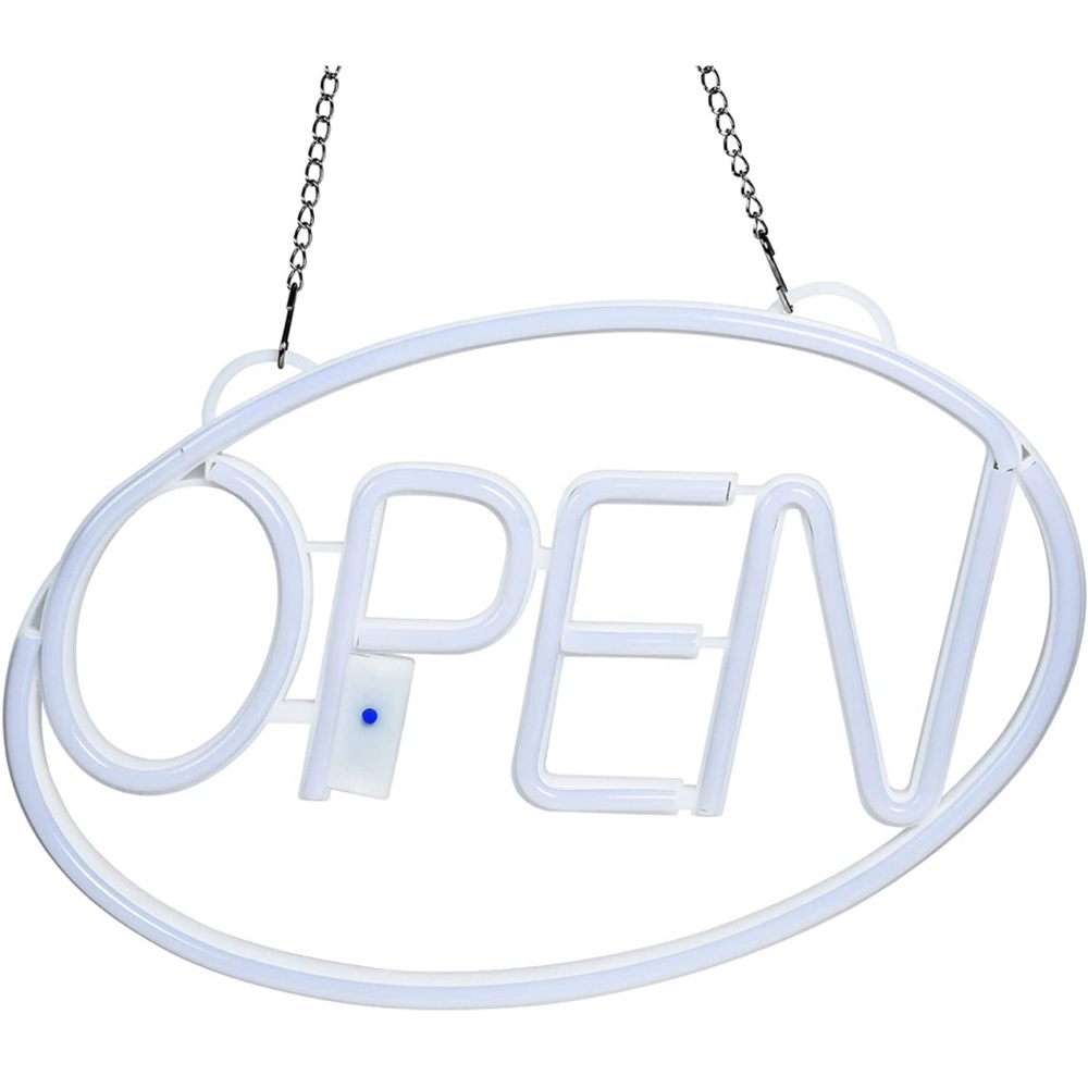 Open neon sign for business